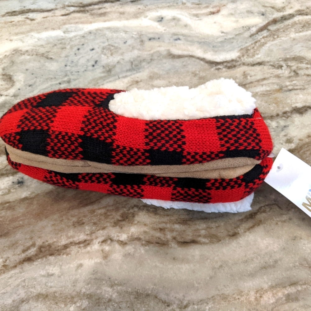 NEW Plaid Slippers by Mixit - Picture 1 of 2